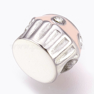 Европейские бусины из нержавеющей стали 304 STAS-O097-57P-1