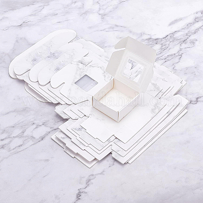 24 шт. 6 вида бумаги с коробками для конфет из ПВХ CON-BC0002-14B-1