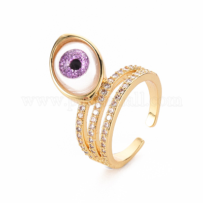 Латунные микро-плиты с кубическим цирконием RJEW-S045-127-NR-1