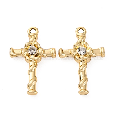 Подвески из сплава и страза&nbsp;LS-PALLOY-S052-06G-1