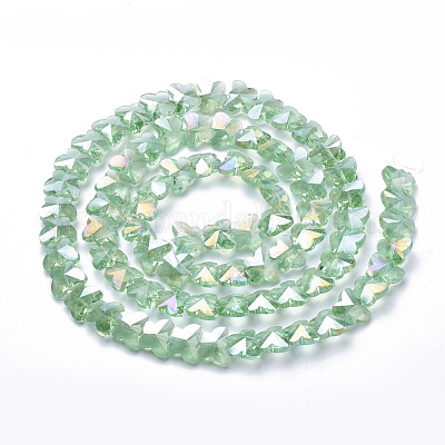 Гальванические стеклянные бусины EGLA-Q091-14mm-B12-1