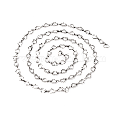 Цепи из нержавеющей стали 304 в форме сердца CHS-S012-18P-1