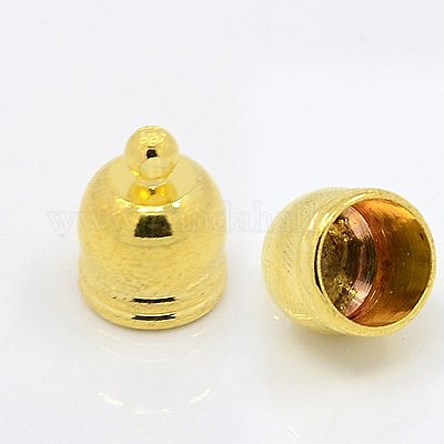 1 Box 100Pcs Cord end caps Brass Ribbon Ending Clasp Terminators