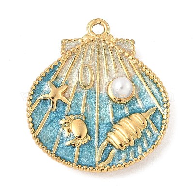 Подвески из нержавеющей стали 304 с эмалью STAS-F319-07G-02-1