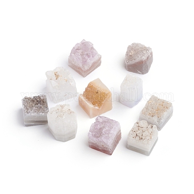 Натуральный дружий кварцевый бисер G-I274-15-1