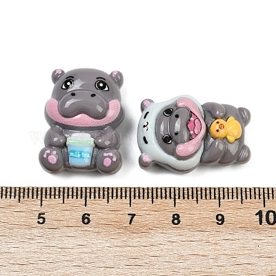 Симпатичные кабошоны из непрозрачной смолы CRES-C016-04-1