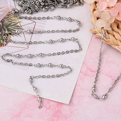 Декоративные цепи Rolo из нержавеющей стали 304 X-CHS-E001-03P-1