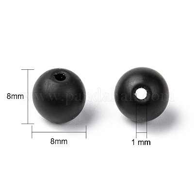 Непрозрачное стекло бисер нитей G-R345-8mm-38-1-1