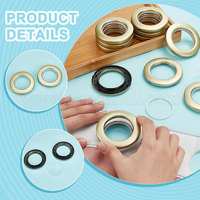 10 шт. ПП кольца для штор DIY-GA0007-48D-1