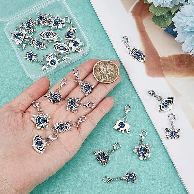 Подвесные украшения от сглаза HJEW-CA0001-37-1