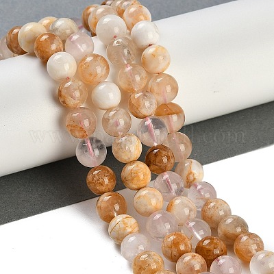 Натуральные вишневые агатовые бусины G-H062-A02-03-1