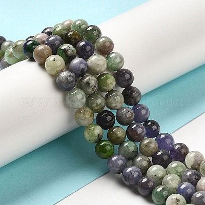 Натуральный танзанит бисер пряди G-Z044-A01-02-1