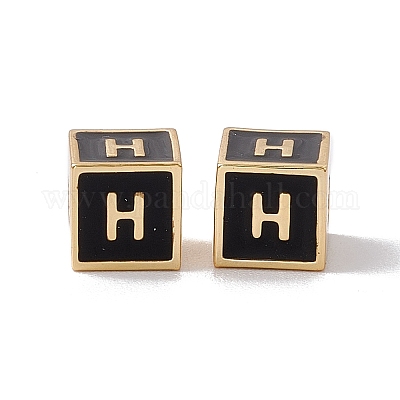 Стойки покрытие латунь эмаль бисер KK-B060-04G-01H-1