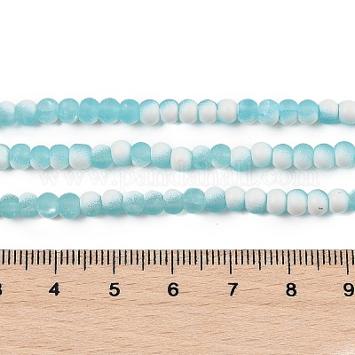 Матовое стекло треск бисер нитей X1-GLAA-U001-4mm-M08-1