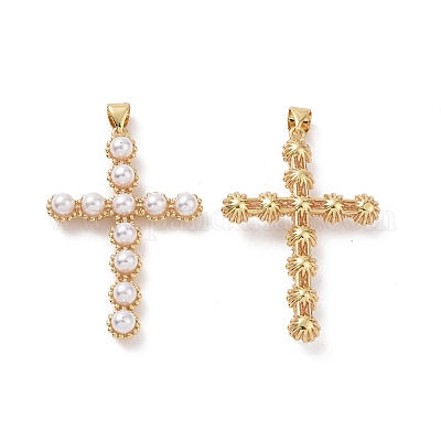 Подвески из искусственного жемчуга KK-G453-06G-1