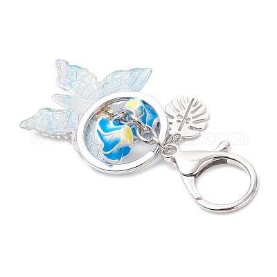 4 шт. прозрачных акриловых подвесных украшений KEYC-JKC01408-1