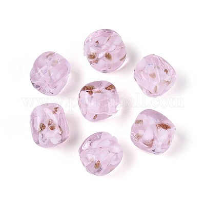 Бусины ручной работы бусины золотого песка LAMP-T021-32D-1