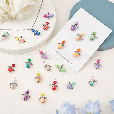 8 пакетик подвесок из полимерной глины CLAY-CP0001-01-1