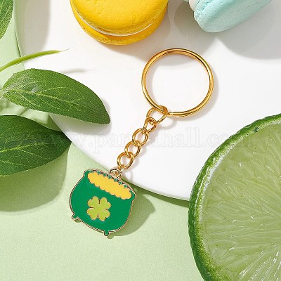 Брелок с подвеской из сплава эмали KEYC-JKC00622-03-1