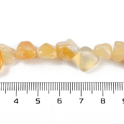 Природные желтые опал самородки бисер пряди G-B125-A04-01-1