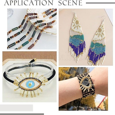 225 г 15-х видов стеклянных бусин с эффектом запекания SEED-HY0001-07-1