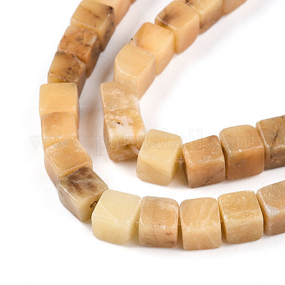 Природные желтые опал бусины пряди G-T140-44B-01-1