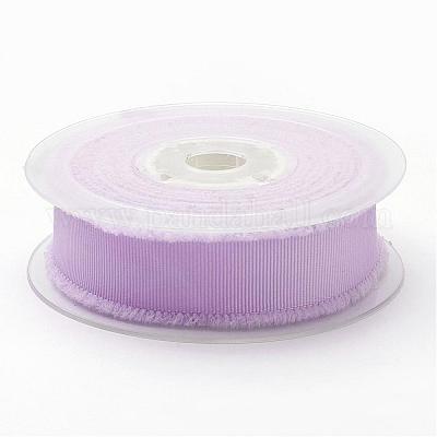 Ленты в крупный рубчик с бахромой из полиэстера ORIB-G003-25mm-05-1