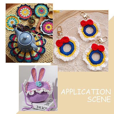 40 шт. 10 стиля: цветы DIY-WR0003-49-1