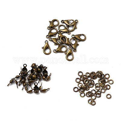 Наборы фурнитуры для карабинов из цинкового сплава DIY-GO0002-21AB-1