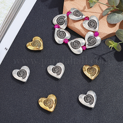 Сплавочные овальные бусины тибетского стиля &nbsp;PALLOY-FH0001-55-RS-1