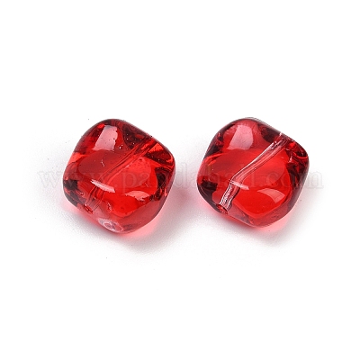 Прозрачные стеклянные бусины DGLA-E004-08C-1