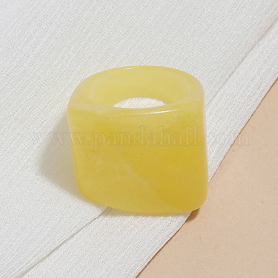 Прямоугольные акриловые кольца для женщин WGE6404-02-1