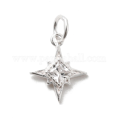 925 серебряная подвеска со звездами из прозрачного фианита паве STER-A048-01S-1