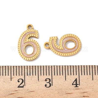 Подвески из нержавеющей стали 304 с эмалью STAS-I351-20G-6-1