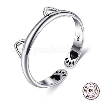 925 Sterling Silber Manschettenringe&nbsp;RJEW-BB70407-1