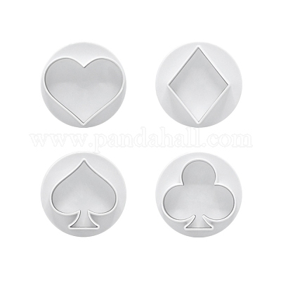 Pp пластиковые формочки для печенья в виде игральных карт PW-WG657F4-01-1
