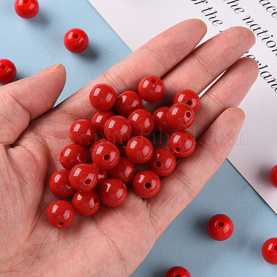 Непрозрачные акриловые бусины MACR-S370-C12mm-A14-1