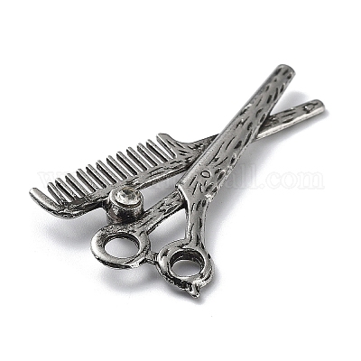 Сплав в тибетском стиле с подвесками из стразов FIND-Z013-01AS-1