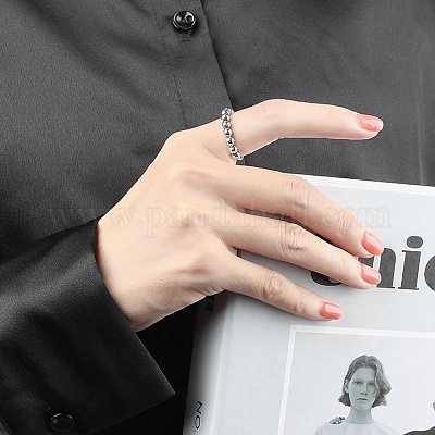 Кольца латуни пальца RJEW-L108-01B-P-1-1