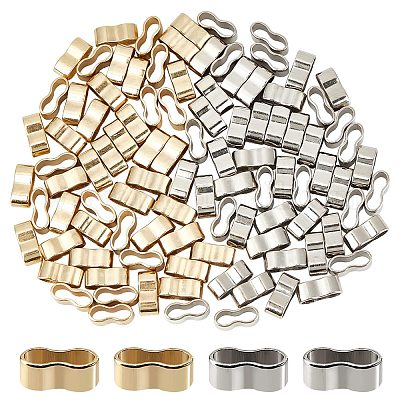 100 шт. 2-х цветные подвески-слайдеры из цинкового сплава FIND-DC0004-96-1