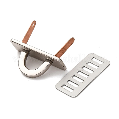 Пряжки для сумок и обуви из цинкового сплава и меди&nbsp;FIND-WH0063-91P-RS-1