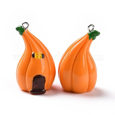 Осенние подвески из непрозрачной смолы RESI-D063-02-1