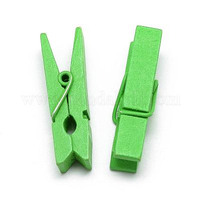 Окрашенные деревянные суда колышки клипы&nbsp;WOOD-R249-013F-1