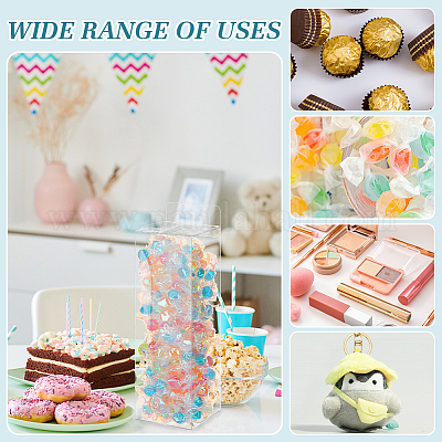 Прозрачная пластиковая ПВХ коробка подарочная упаковка CON-WH0099-31B-1