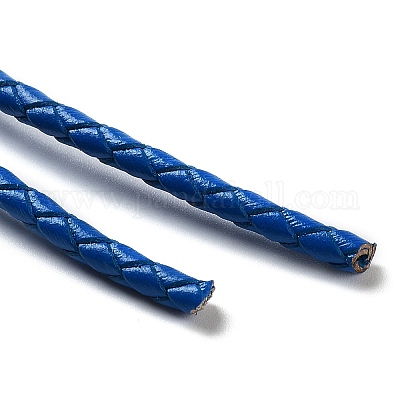 Плетеный кожаный шнур VL3mm-7-1
