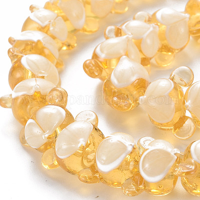 Бусины ручной работы ухабистой бисер нитей LAMP-S194-016E-1