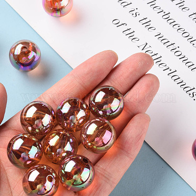 Прозрачные акриловые бусины MACR-S370-B20-765-1