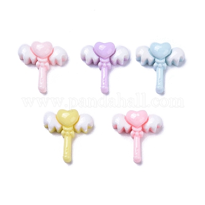 Непрозрачные милые кабошоны из смолы RESI-B024-03E-1