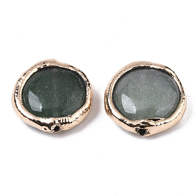 Естественный зеленый бисер авантюрин G-S359-114-1