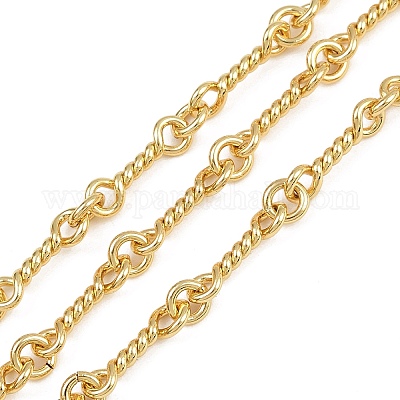 Латунные витые звенья цепи CHC-L054-01G-1
